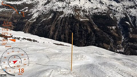 [4K] Skiing Zinal, Yellow Tsigère & Pylône 6 (Black Col), Val d'Anniviers Switzerland, GoPro HERO10