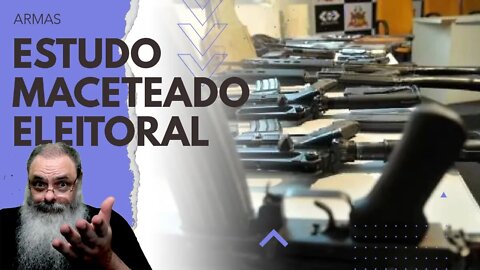 ESTUDO usa ESTATÍSTICA IMPORTADA dizendo que ARMAS causam mais MORTES, mas ESTATISTICA aqui DESMENTE