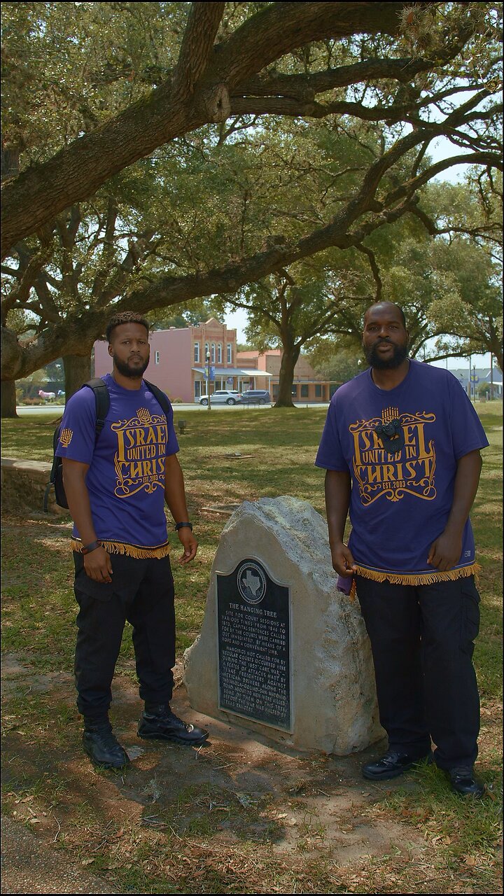 IUIC San Antonio Visits the Hanging Tree in Goliad Texas