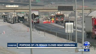 Portions of I-76 remain closed near Nebraska