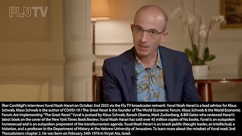 Yuval Noah Harari | Why Does Yuval Noah Harari Want to Change the Laws, The 10 Commandments, the Definition of Men & Women, the Reason Spreading Jesus’ Message & The Gospel, What Is Culturally Acceptable & the Nature of Nationalism?