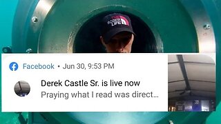 Deleted Derek Derkie Castle Facebook Live 6/30/23. #derkieverse #sbaw #derkie #white #bcmce