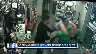 Florida gas station manager tackles shoplifter, thanks customer for stepping in