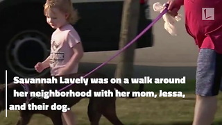 After Mom Collapses on Walk & Suffers Seizure, 3-Yr-Old Runs Across Neighborhood To Save Her Life