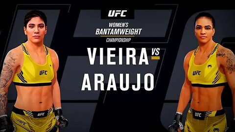 EA Sports UFC 4 Gameplay Viviane Araujo vs Ketlen Vieira