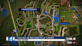 1 Killed in Motorcycle Crash