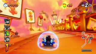 Hot Air Skyway Mirror Mode Nintendo Switch Gameplay - Crash Team Racing Nitro-Fueled
