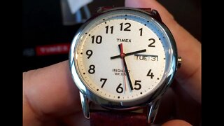 Timex Easy Reader Brown Leather Watch #T20041