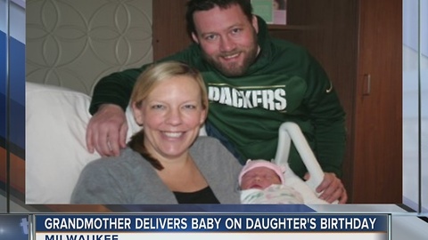 Milwaukee woman delivers her own grandchild in family garage