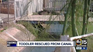 Salt River Project workers rescue toddler from West Valley canal