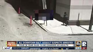 All teens involved in downtown assault and robbery arrested