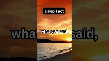 Facts About Deep Facts in English.