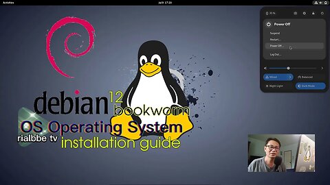 OS Debian 12 Bookworm Gnome installation
