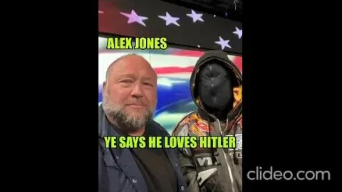 YE SAYS HE LOVES HITLER ON ALEX JONES INFO WARS Rich Vernadeau Show