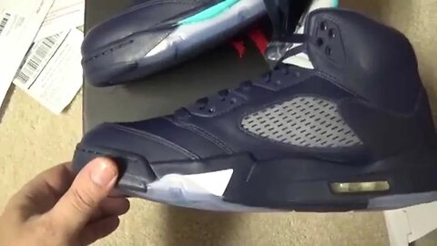 Unboxing/Wow! AIR JORDAN 5 RETRO PRE-GRAPE (HORNETS) DETAILED REVIEW(Heat4Dae's23)