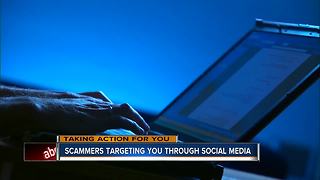 Scammers targeting through social media