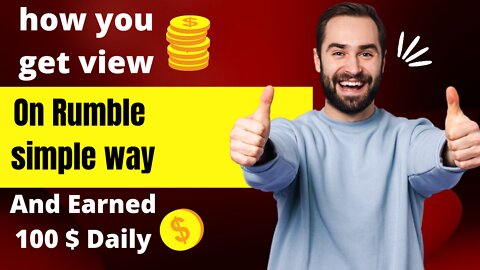 how to get more views And earn 100$ daily.