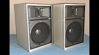 Technics SB-F5 Linear Phase Speaker System - Intro and Test