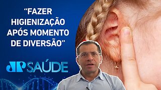 Crianças que ficam muito tempo na piscina podem desenvolver otite externa | Dr. Salomão Carui