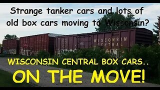 Strange Tanker Cars At The Head Of This Freight Train! What Are They For? | Jason Asselin