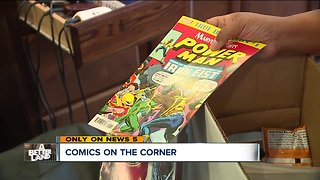 Woman fighting high illiteracy rates in Cleveland through the power of superheroes in comic books