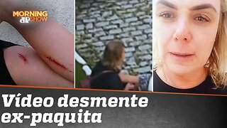 Ex-paquita relata agressão e, depois, é flagrada se automutilando