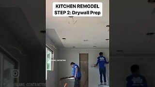 🛠️ KITCHEN REMODEL STEP 2: Drywall Prep 🏡