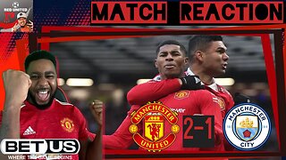 Manchester United 2-1 Manchester City Highlights Premier League - Ivorian Spice Reacts