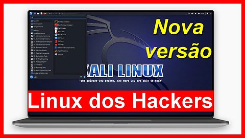 Kali Linux Debian nova versão. Distro com coleção de ferramentas forenses e de segurança