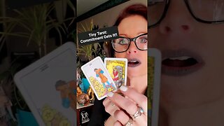 Tiny Tarot: Show Commitment! 👸 👑 💰💰 #lowkeymagickal #tinytarot #tarot #abundance #dailytarot #fun