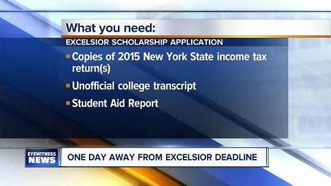 Deadline for the Excelsior Scholarship quickly approaches