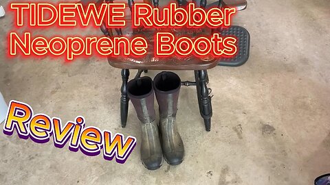 TIDEWE Rubber Neoprene Boots Review