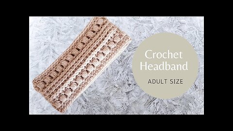 Easy crochet headband