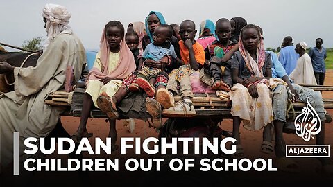 Sudan conflict: Fighting forces children out of school