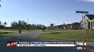 Stranger Danger incident reported in SW Cape Coral