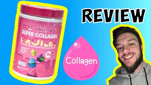 OBVI Super Collagen Protein Birthday Cupcakes Review