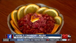 Hodel's Country Dining's cranberry relish recipe