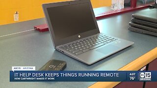 Cartwright IT desk keeps things running during remote learning