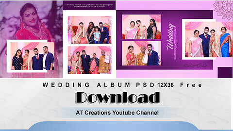 New Wedding PSD File Free Download | Free Psd | Photoshop Tutorial | Psd File Free Download