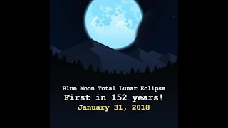 Blue moon lunar eclipse [GMG Originals]