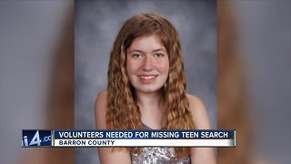 Volunteers still needed to search for evidence from Jayme Closs' disappearance