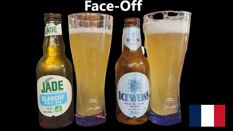FRENCH DOUBLE 25CL Iceweiss Biere Blance Witbier VS Jade Blanche Malt Bio 4.5%ABV