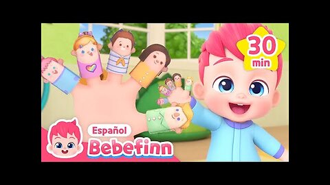 La Familia Dedo✋ y más Canciones Infantiles | Bebefinn en español