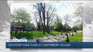 Outdoor Yoga at Canterbury Village