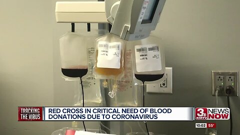 Red Cross in critical need of blood donations due to coronavirus
