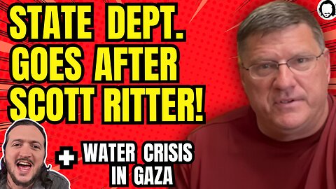 LIVE: Scott Ritter Passport Seized! + Water Running Out in Gaza