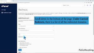 How to Remove Domain Redirect in cPanel with FelizHosting