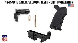 AR-15 Safety Selector Lever Install