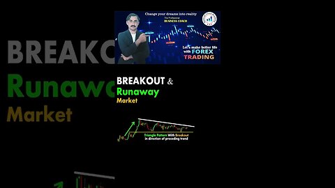 Breakout and runaway | price action| technical analysis| forex trading|national forex academy