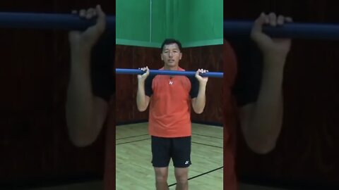 Leg Exercises for Badminton - Coach Andy Chong #shorts